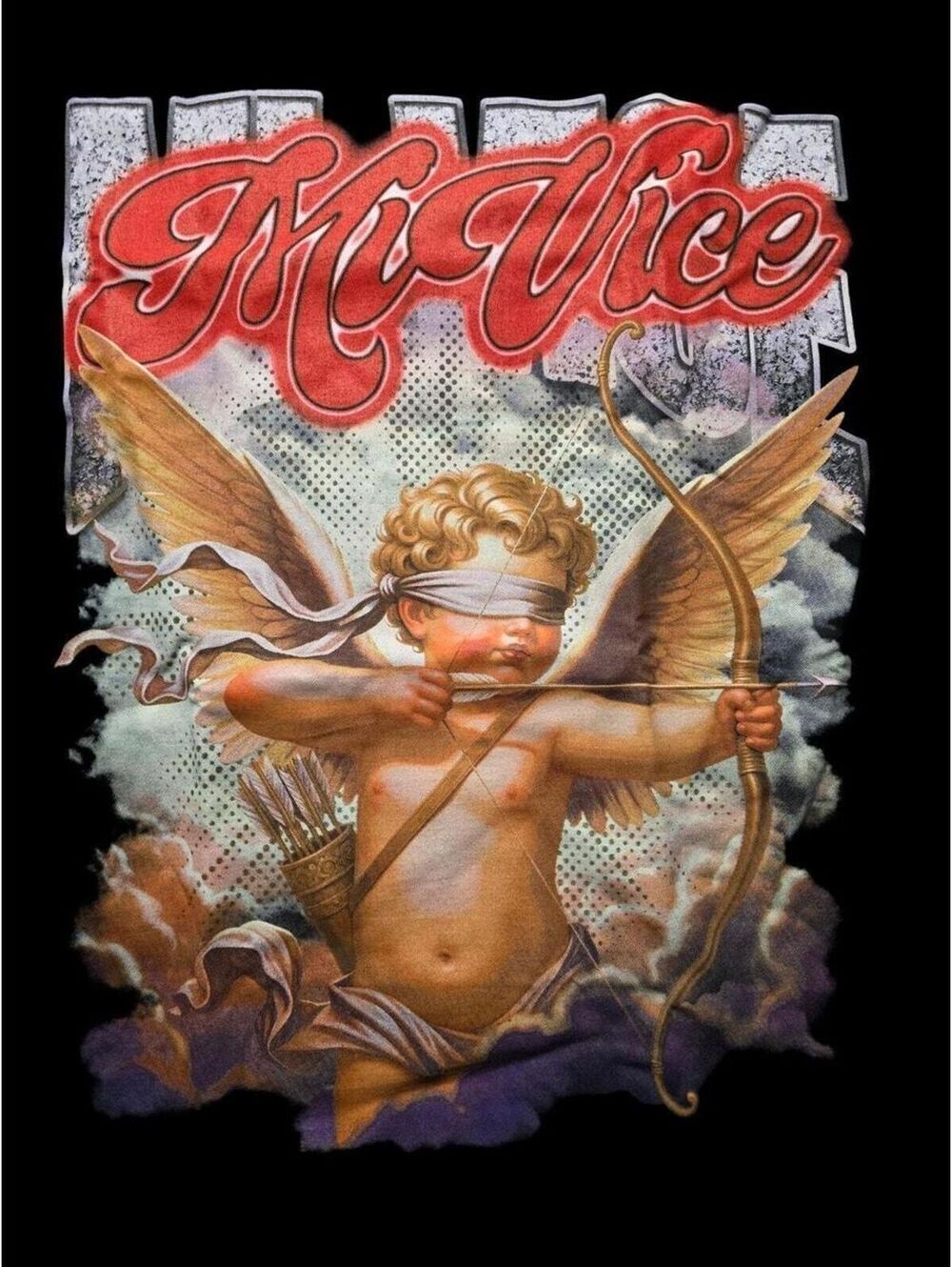The MI VICE by Evil Vice Angel Graphic Cotton T-Shirt